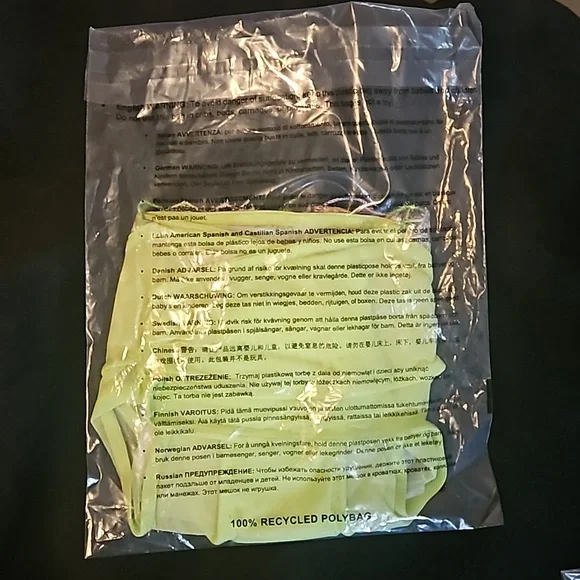 NO LONGER AVAIL SAVAGEXFENTY Shining Star Cheeky Lime Green & Lavender Stars - Picture 9 of 9